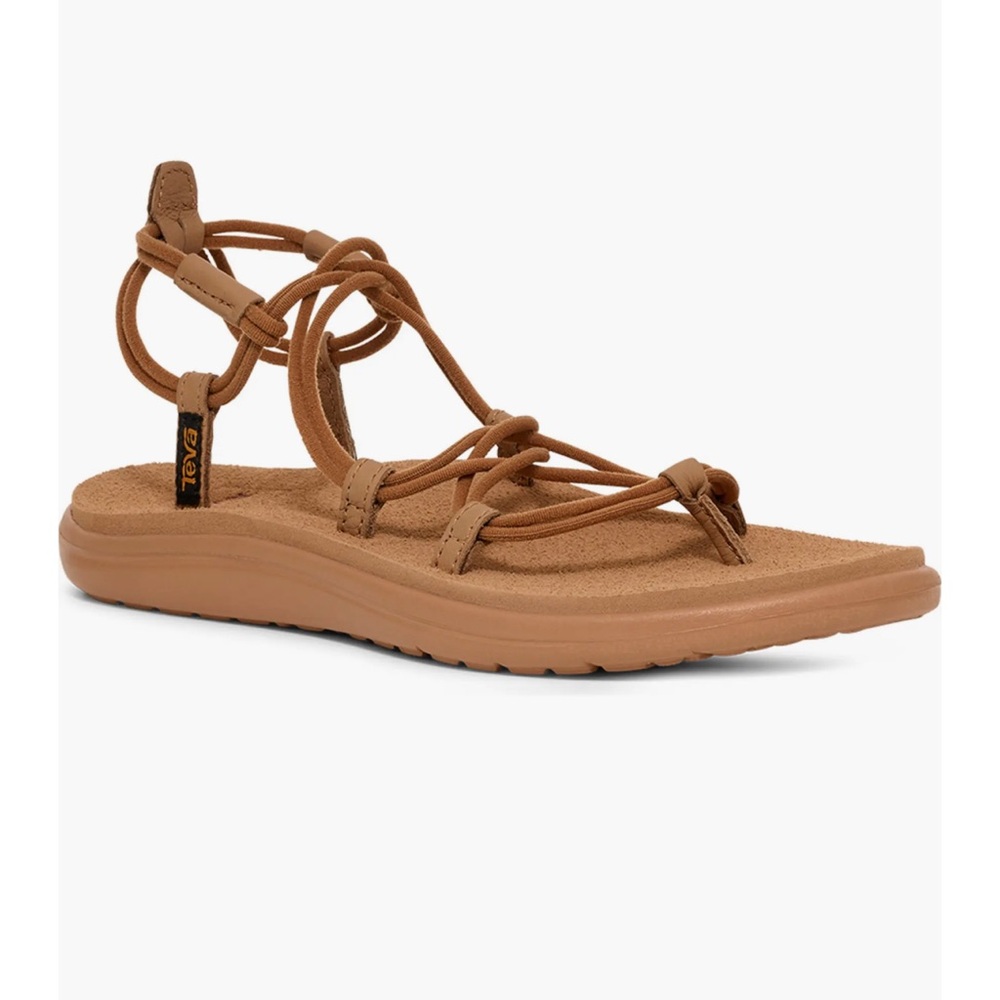 Teva Zoya Strappy Lace-Up Women's Sandal - Tan 6